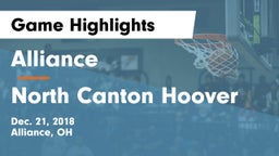 Alliance  vs North Canton Hoover Game Highlights - Dec. 21, 2018