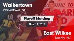 Matchup: Walkertown High vs. East Wilkes  2016