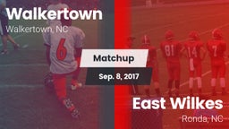 Matchup: Walkertown High vs. East Wilkes  2017