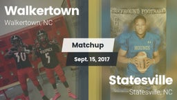 Matchup: Walkertown High vs. Statesville  2017
