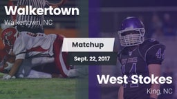 Matchup: Walkertown High vs. West Stokes  2017