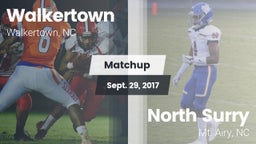 Matchup: Walkertown High vs. North Surry  2017