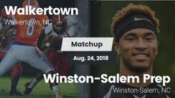 Matchup: Walkertown High vs. Winston-Salem Prep  2018