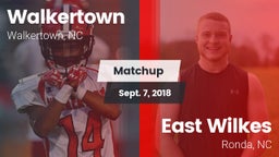 Matchup: Walkertown High vs. East Wilkes  2018