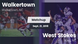 Matchup: Walkertown High vs. West Stokes  2018