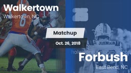 Matchup: Walkertown High vs. Forbush  2018