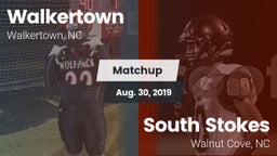Matchup: Walkertown High vs. South Stokes  2019