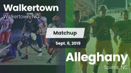 Matchup: Walkertown High vs. Alleghany  2019