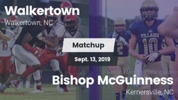 Matchup: Walkertown High vs. Bishop McGuinness  2019