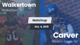Matchup: Walkertown High vs. Carver  2019