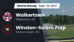 Recap: Walkertown  vs. Winston-Salem Prep  2021