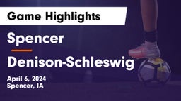 Spencer  vs Denison-Schleswig  Game Highlights - April 6, 2024