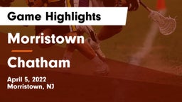 Morristown  vs Chatham  Game Highlights - April 5, 2022