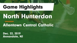 North Hunterdon  vs Allentown Central Catholic  Game Highlights - Dec. 22, 2019