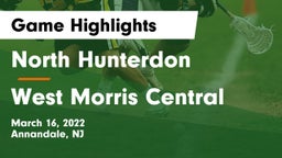 North Hunterdon  vs West Morris Central  Game Highlights - March 16, 2022