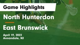 North Hunterdon  vs East Brunswick  Game Highlights - April 19, 2022