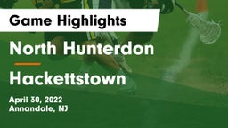 North Hunterdon  vs Hackettstown  Game Highlights - April 30, 2022