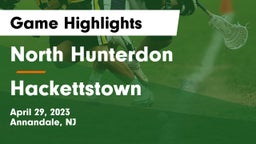 North Hunterdon  vs Hackettstown  Game Highlights - April 29, 2023