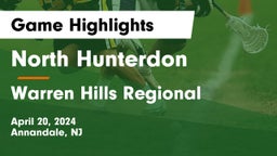 North Hunterdon  vs Warren Hills Regional  Game Highlights - April 20, 2024