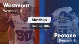 Matchup: Westmont  vs. Peotone  2016