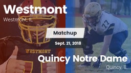 Matchup: Westmont  vs. Quincy Notre Dame 2018
