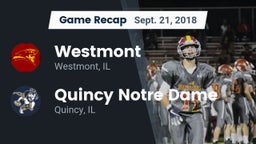 Recap: Westmont  vs. Quincy Notre Dame 2018