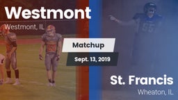 Matchup: Westmont  vs. St. Francis  2019