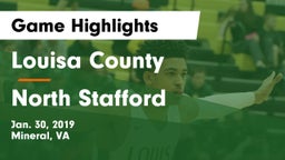 Louisa County  vs North Stafford   Game Highlights - Jan. 30, 2019