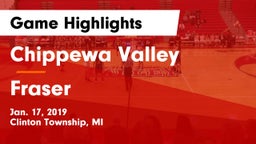 Chippewa Valley  vs Fraser  Game Highlights - Jan. 17, 2019