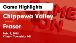 Chippewa Valley  vs Fraser  Game Highlights - Feb. 5, 2019