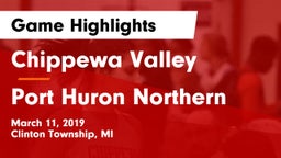 Chippewa Valley  vs Port Huron Northern Game Highlights - March 11, 2019