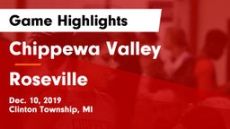 Chippewa Valley  vs Roseville  Game Highlights - Dec. 10, 2019