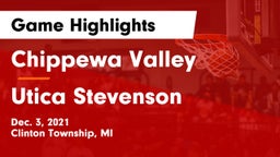 Chippewa Valley  vs Utica Stevenson  Game Highlights - Dec. 3, 2021