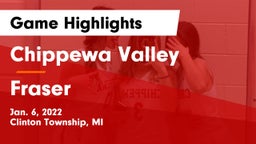 Chippewa Valley  vs Fraser  Game Highlights - Jan. 6, 2022