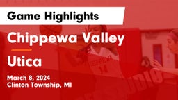 Chippewa Valley  vs Utica  Game Highlights - March 8, 2024