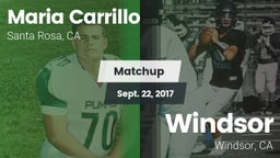 Matchup: Maria Carrillo High vs. Windsor  2017