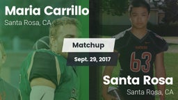 Matchup: Maria Carrillo High vs. Santa Rosa  2017