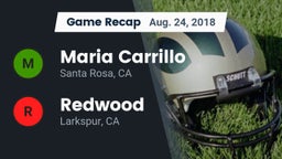 Recap: Maria Carrillo  vs. Redwood  2018