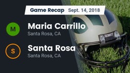 Recap: Maria Carrillo  vs. Santa Rosa  2018