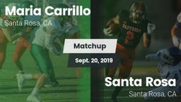 Matchup: Maria Carrillo High vs. Santa Rosa  2019