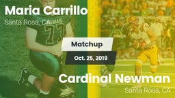 Matchup: Maria Carrillo High vs. Cardinal Newman  2019