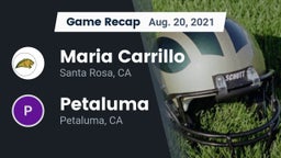 Recap: Maria Carrillo  vs. Petaluma  2021