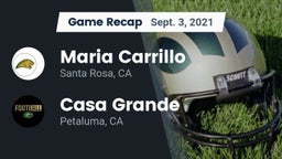 Recap: Maria Carrillo  vs. Casa Grande  2021