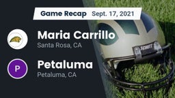 Recap: Maria Carrillo  vs. Petaluma  2021