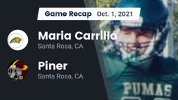Recap: Maria Carrillo  vs. Piner   2021