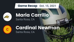 Recap: Maria Carrillo  vs. Cardinal Newman  2021