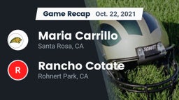 Recap: Maria Carrillo  vs. Rancho Cotate  2021