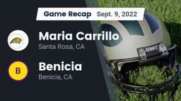 Recap: Maria Carrillo  vs. Benicia  2022