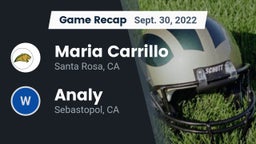 Recap: Maria Carrillo  vs. Analy  2022