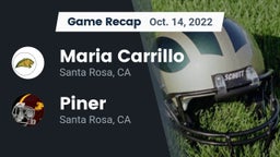 Recap: Maria Carrillo  vs. Piner   2022